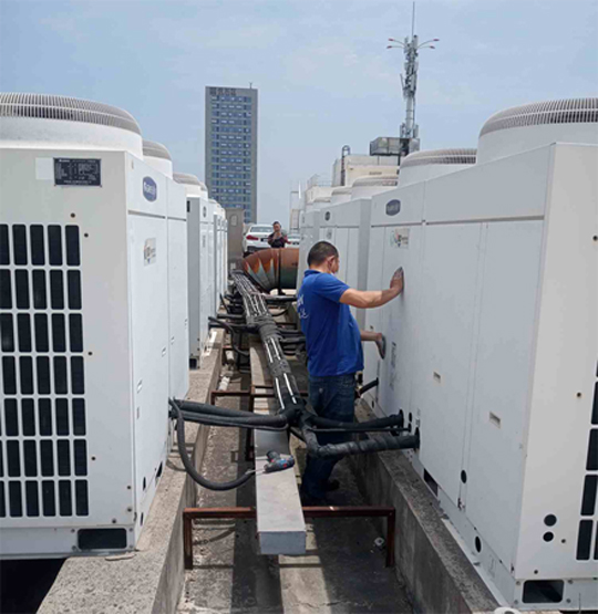 津南中央空调制热和不制冷系统维修方法